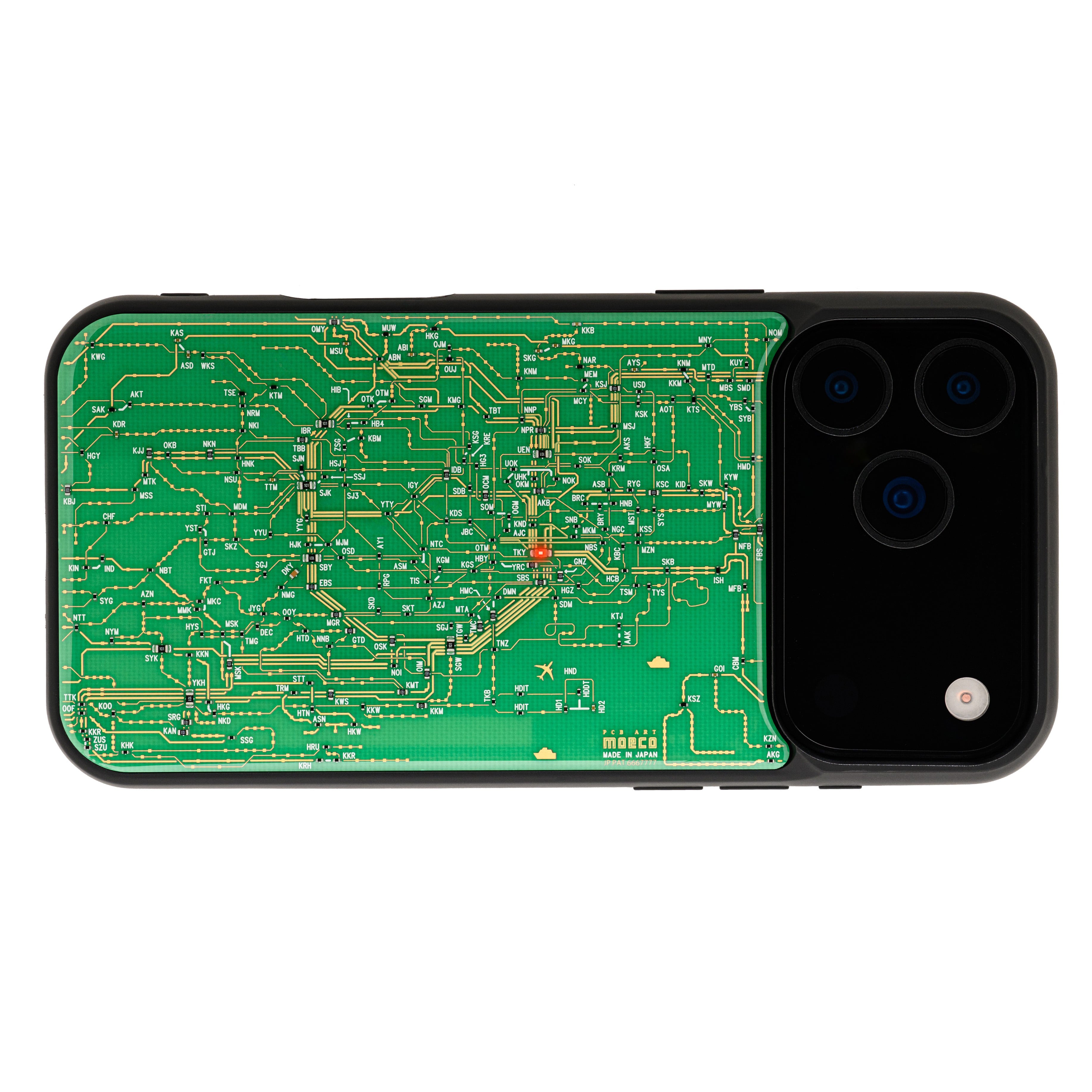 FLASH 東京回路線図 iPhone 17 Pro Max ケース | PCB ART moeco