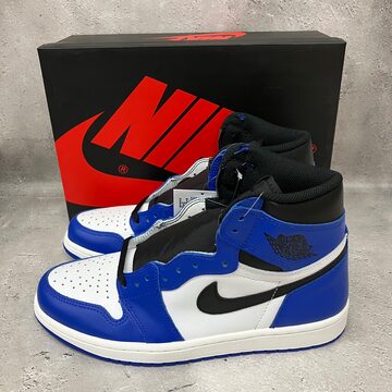 エアジョーダン1 MID GS 白 水色 エナメル パテント 23.5cm箱付き | PAY ID