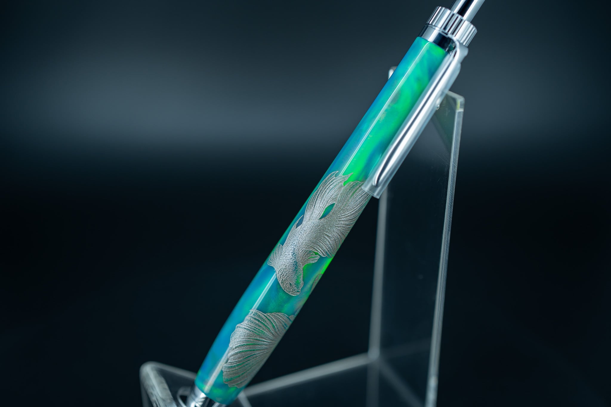 科学技術と芸術の宝石】ハイブリッドオパール 沈金 泡沫 ② silver BP