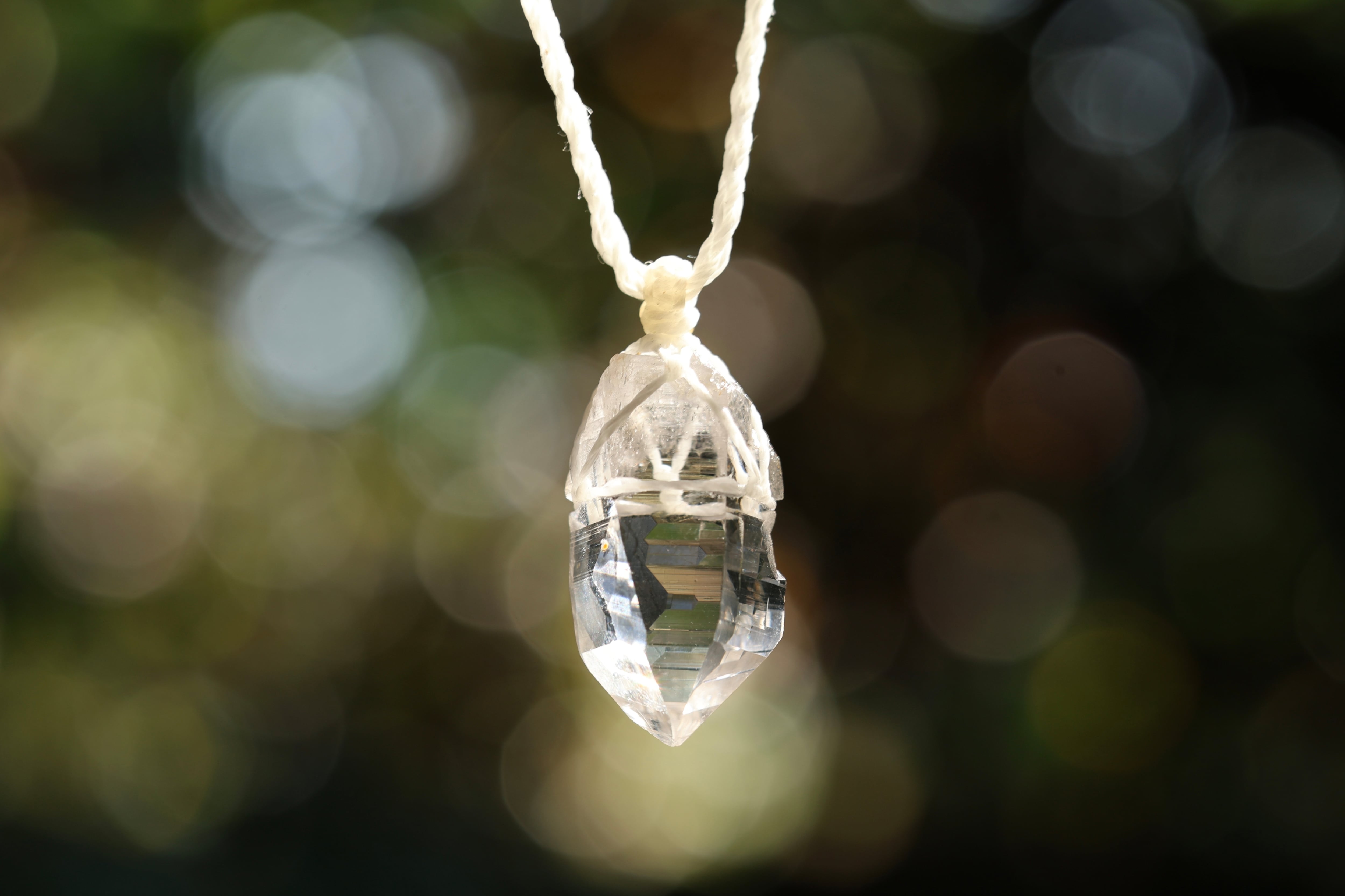 ヒマラヤ水晶ネックレス ガネーシュヒマール産