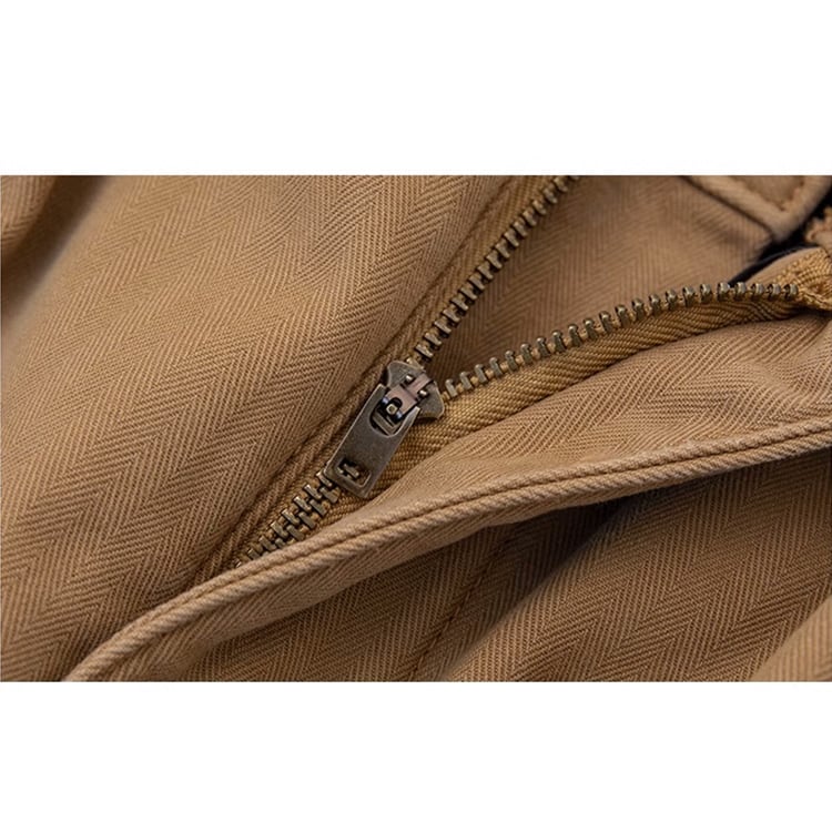 ★HERRINGBONE TWILL BASIC VELVET STRAIGHT PANTS　A0882