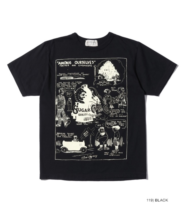 SC79263 / 1920's CARTOON T-SHIRT “AMONG OURSELVES” /シュガーケーン/1920年代カートゥーンTシャツ“AMONG OURSELVES”