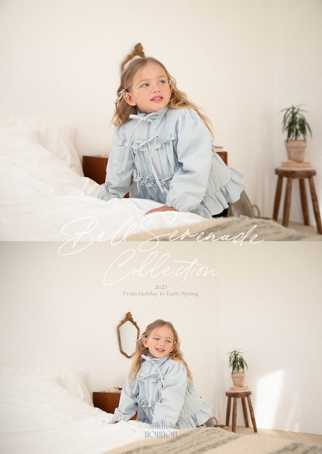 【取寄】nounou|ribbon jumper|リボンジャンパー|XS-XL|kids|25 winter