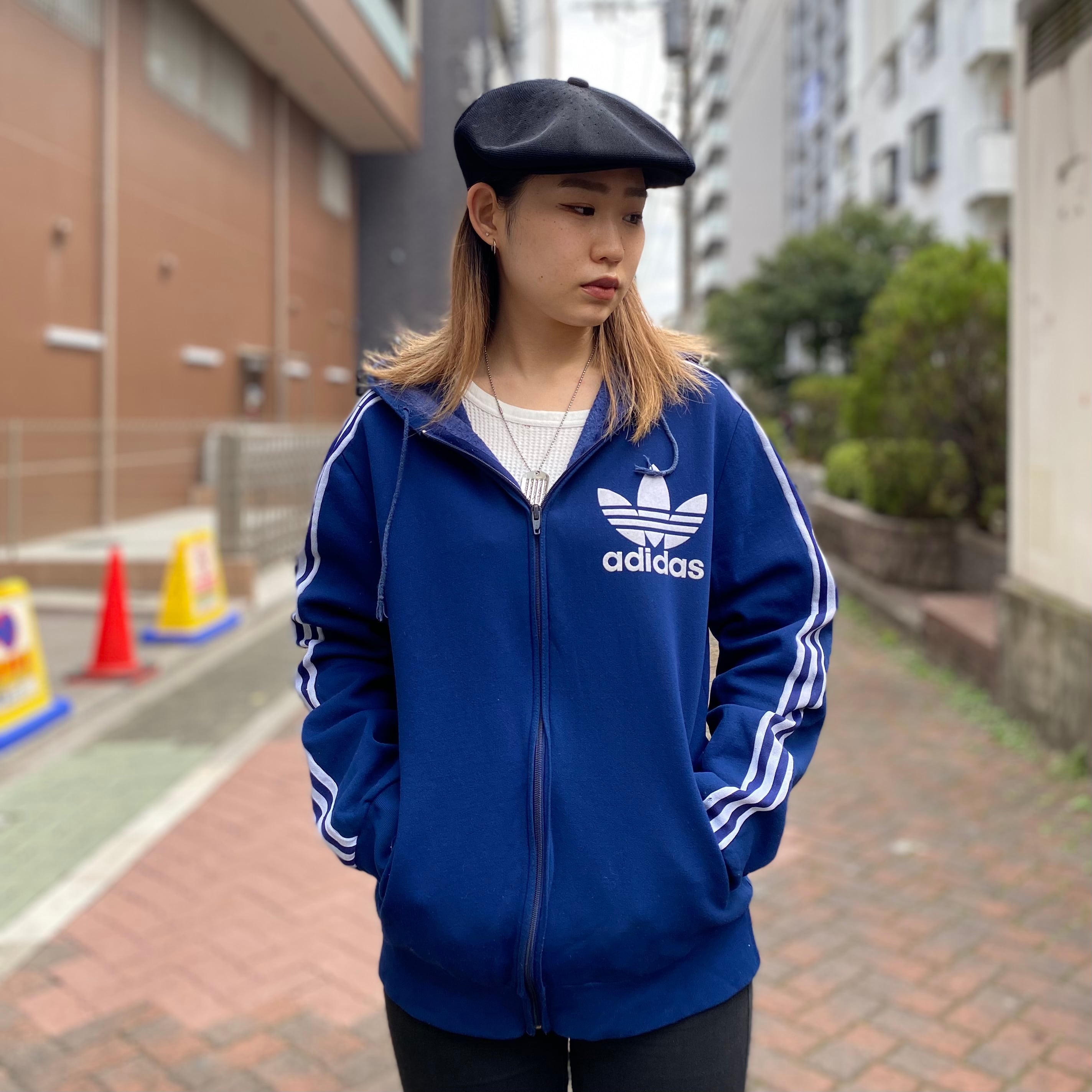 フランス製 70年代 size : L程度【 adidas 】アディダス トラック ...