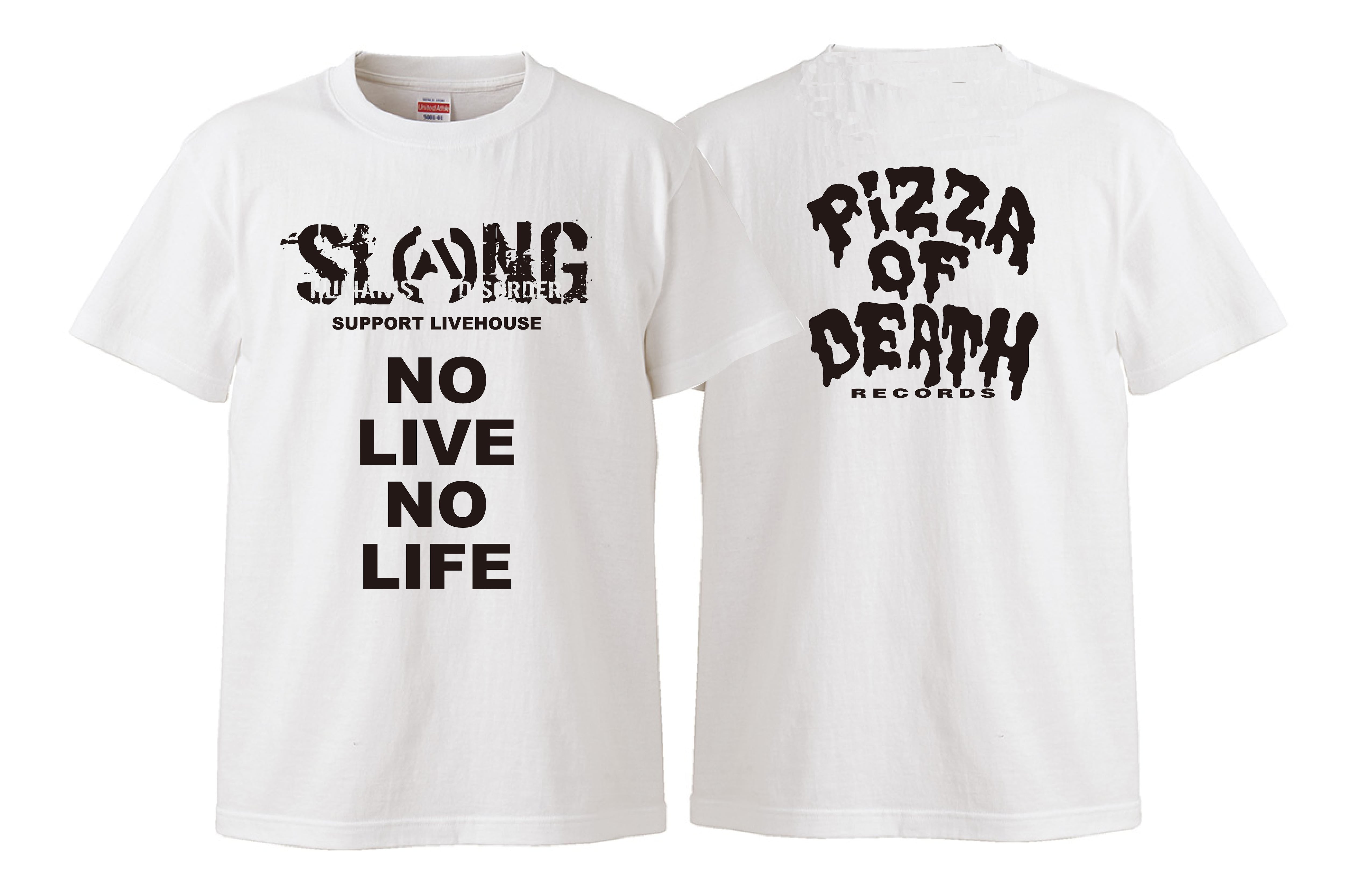 SLANG x PIZZA OF DEATH】ドネーション付きTシャツ | KLUB COUNTER