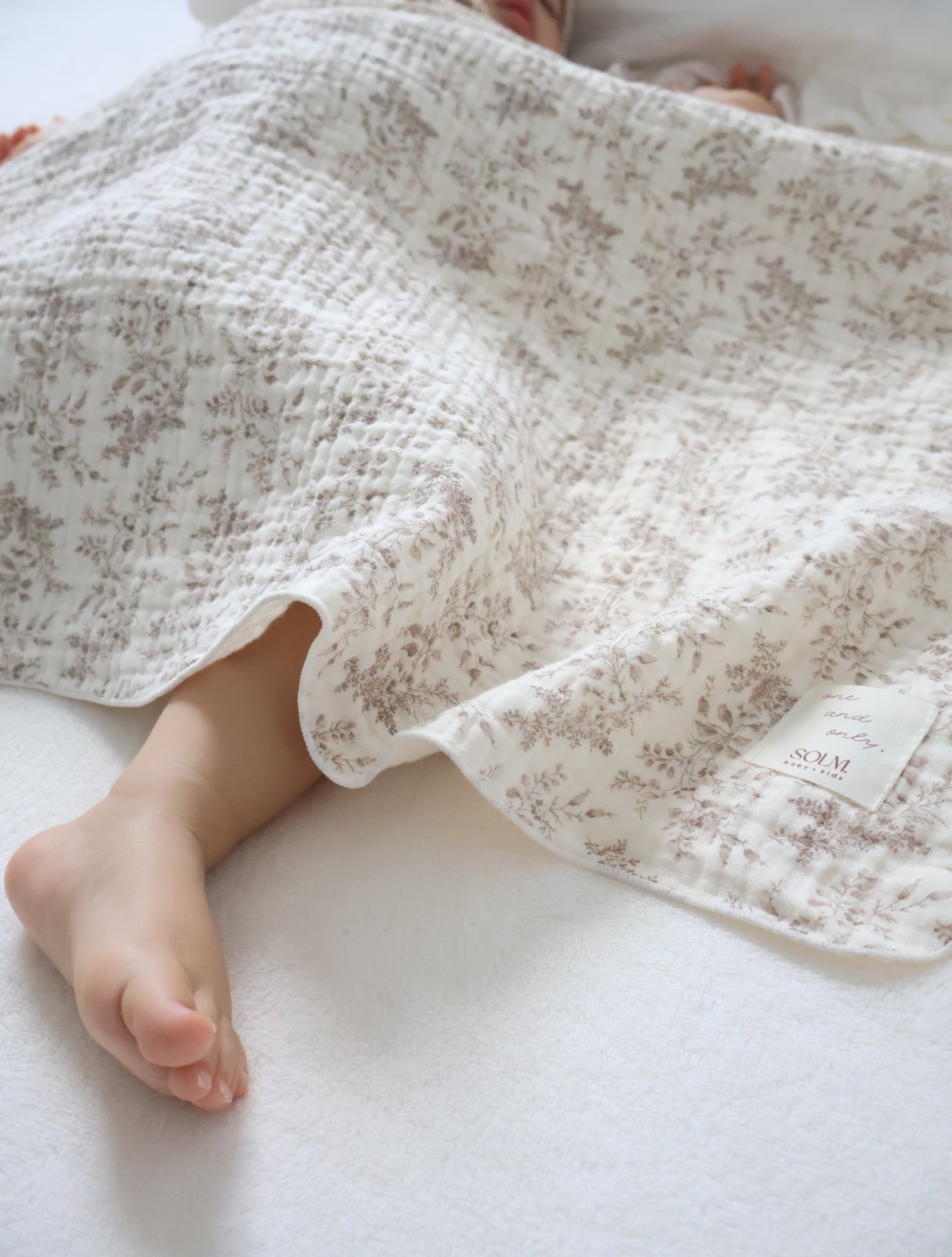 Sleep set <frill pillow + floret blanket > ベビーピロー フリルピロー ベビー枕 ガーゼブランケット ガーゼケット 出産祝い ギフトセット