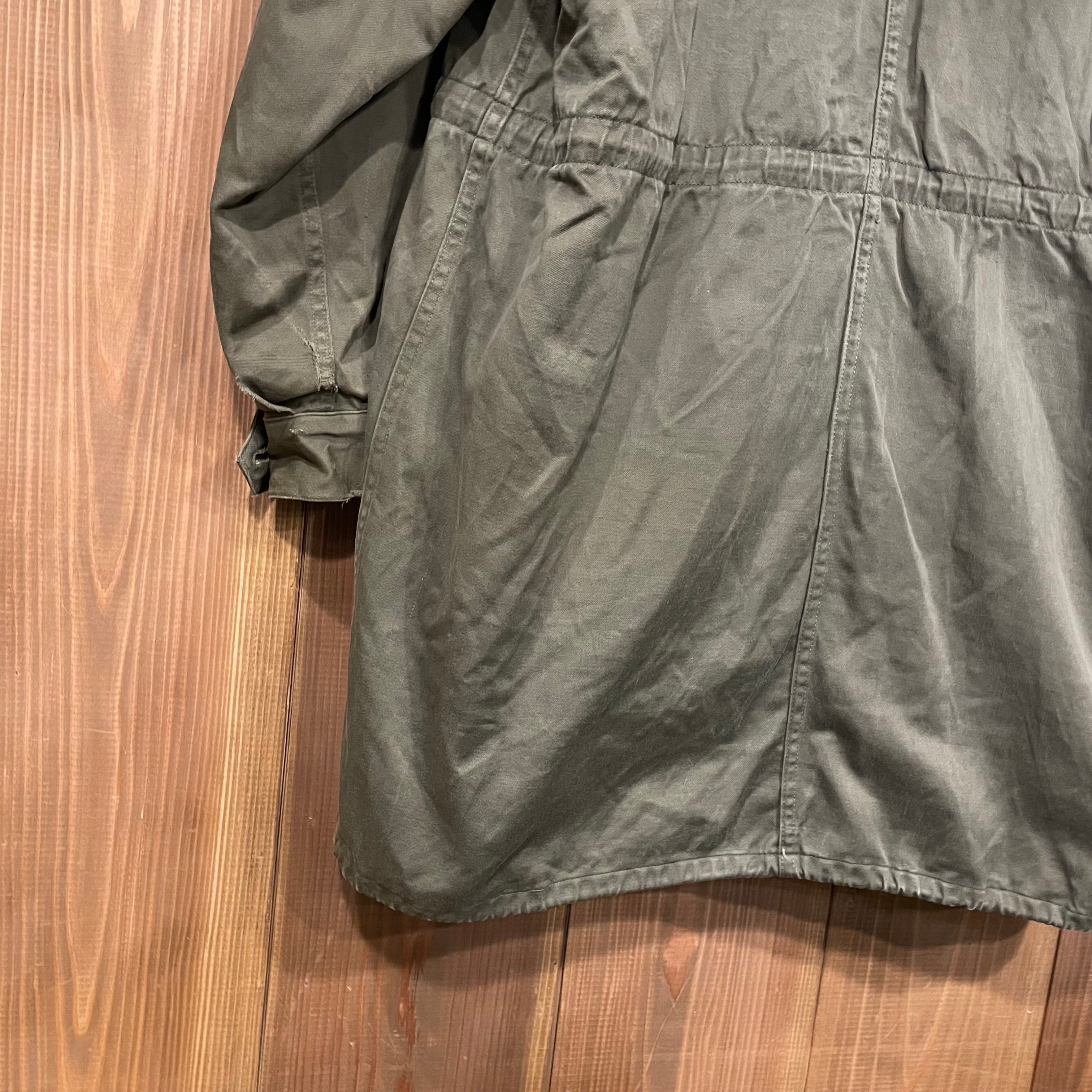 フランス軍 M64 70s パーカー ライナー付き モッズコート 古着 70s フランス軍 M64 「ARMEE FRANCAISE」 ミリタリー コットン