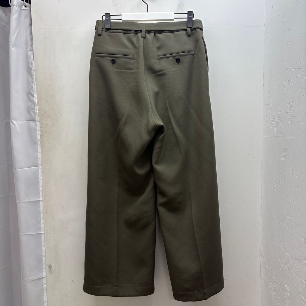 新品未使用タグ有25SS sacai Matelasse Twill Pants sacai サカイ 25SS Matelasse Twill Pants ベルテッドパンツ 25-03639M