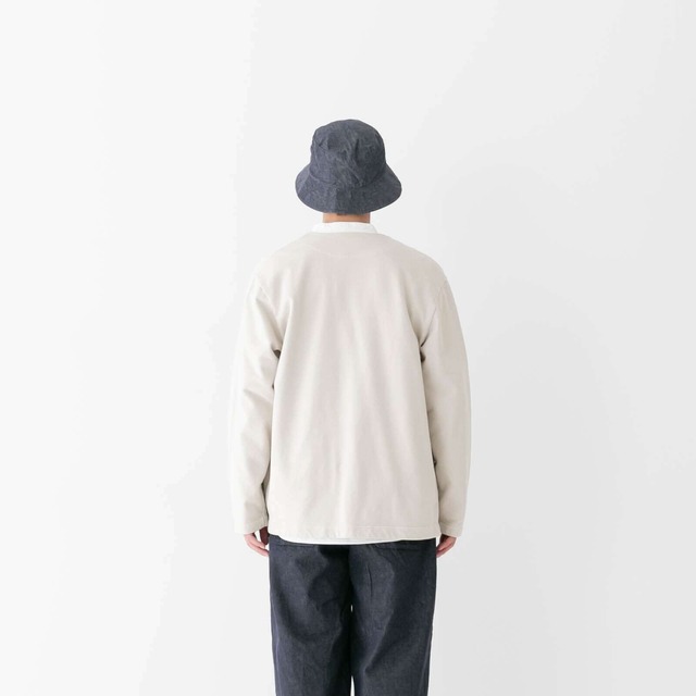 リネン RINEN 20/1オーガニック裏毛 カーディガン(R17602)全4色