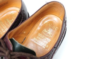 【PEAL&CO.】Darby Full Brogue Brown×Green  8h D (Second Hand)