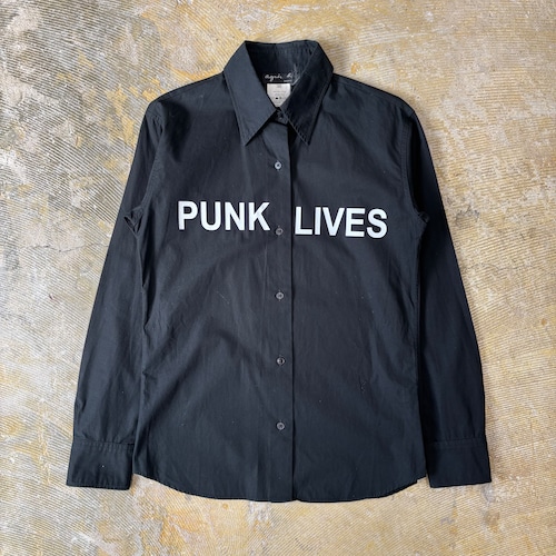agnes b. / PUNK LIVES shirt agnes b. / PUNK LIVES shirt