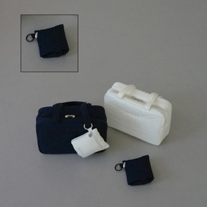 【予約】[ OHDIBS ] Mini Cube Pouch｜Deep Navy
