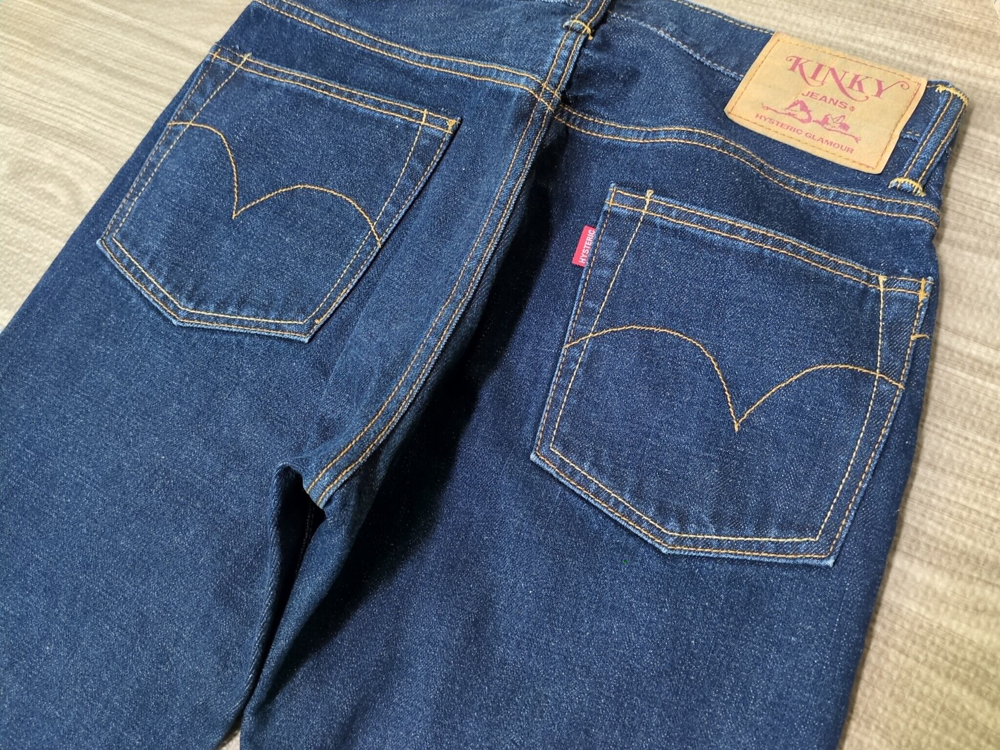 90s00s ヒステリックグラマー 濃紺 赤耳 KINKY セルビッチ デニム