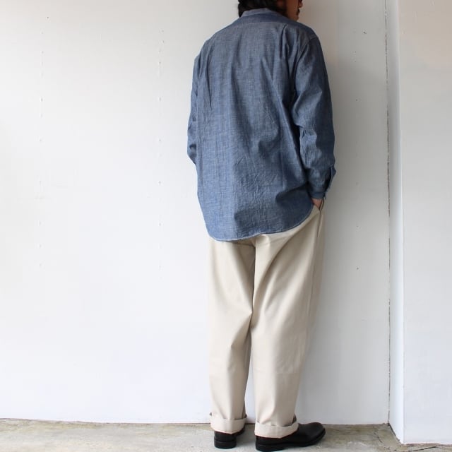 HAVERSACK シャンブレーバンドカラーシャツ 822323 | C.COUNTLY HAVERSACK シャンブレーバンドカラーシャツ 822323 | C.COUNTLY