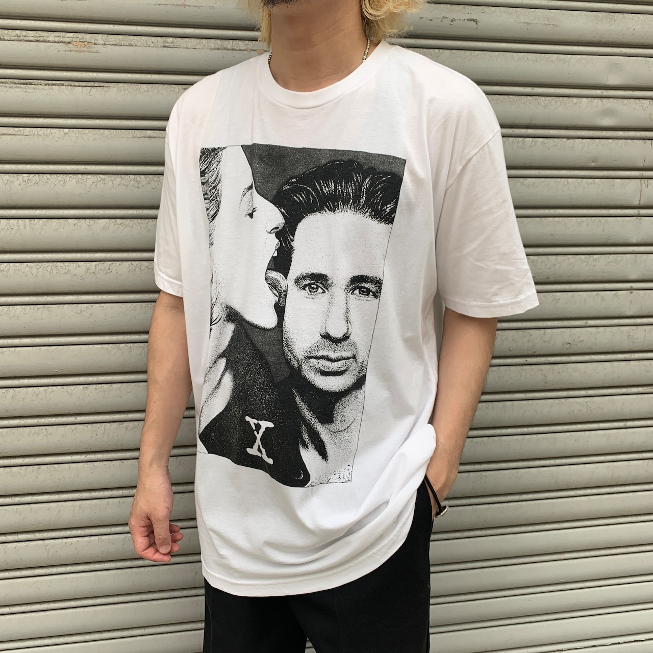 X-ファイル 海外ドラマTシャツ SF プリントTシャツ アート 白 XL