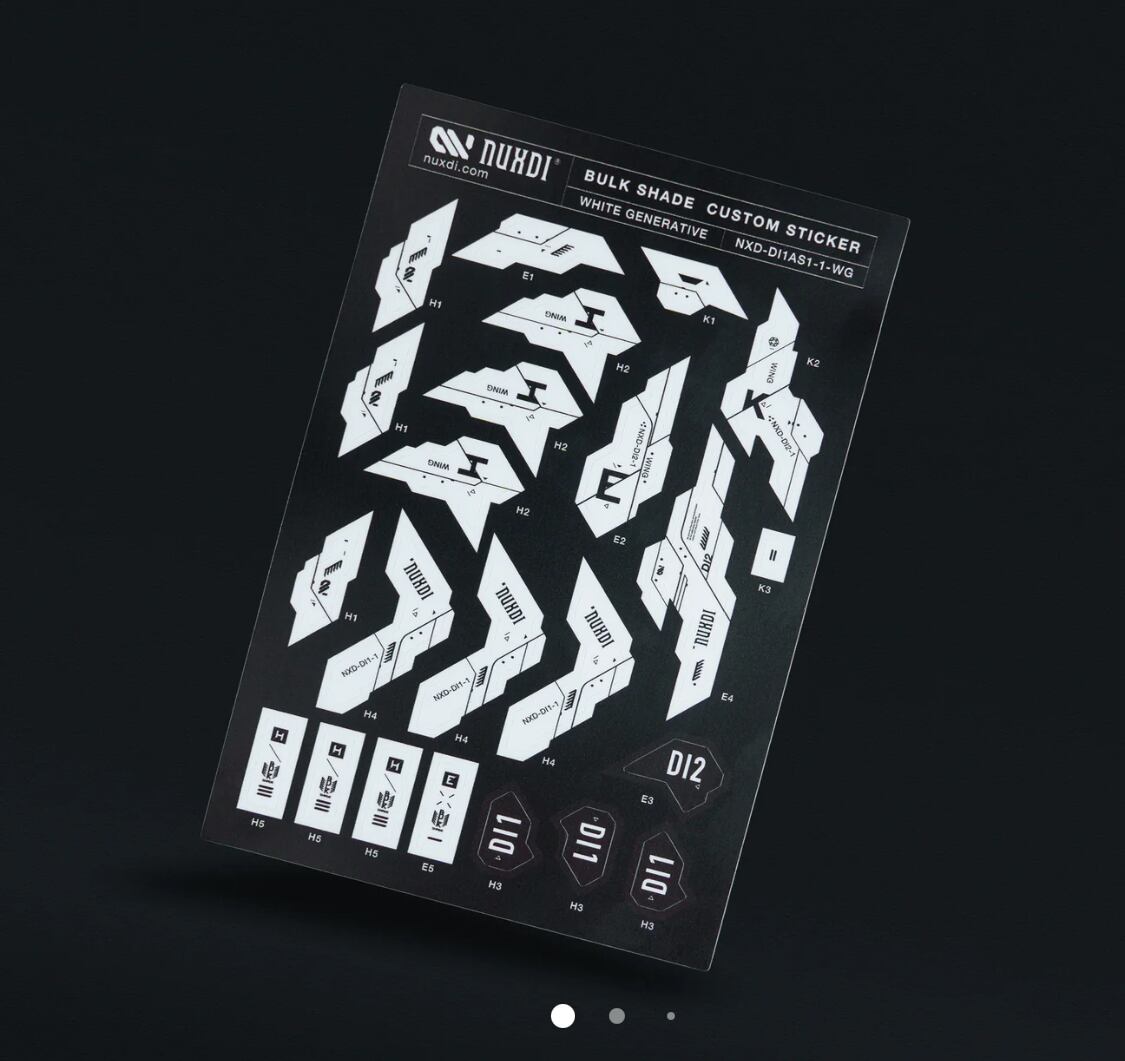 NUXDI BULK SHADE CUSTOM STICKER | Camp Shop Lantern