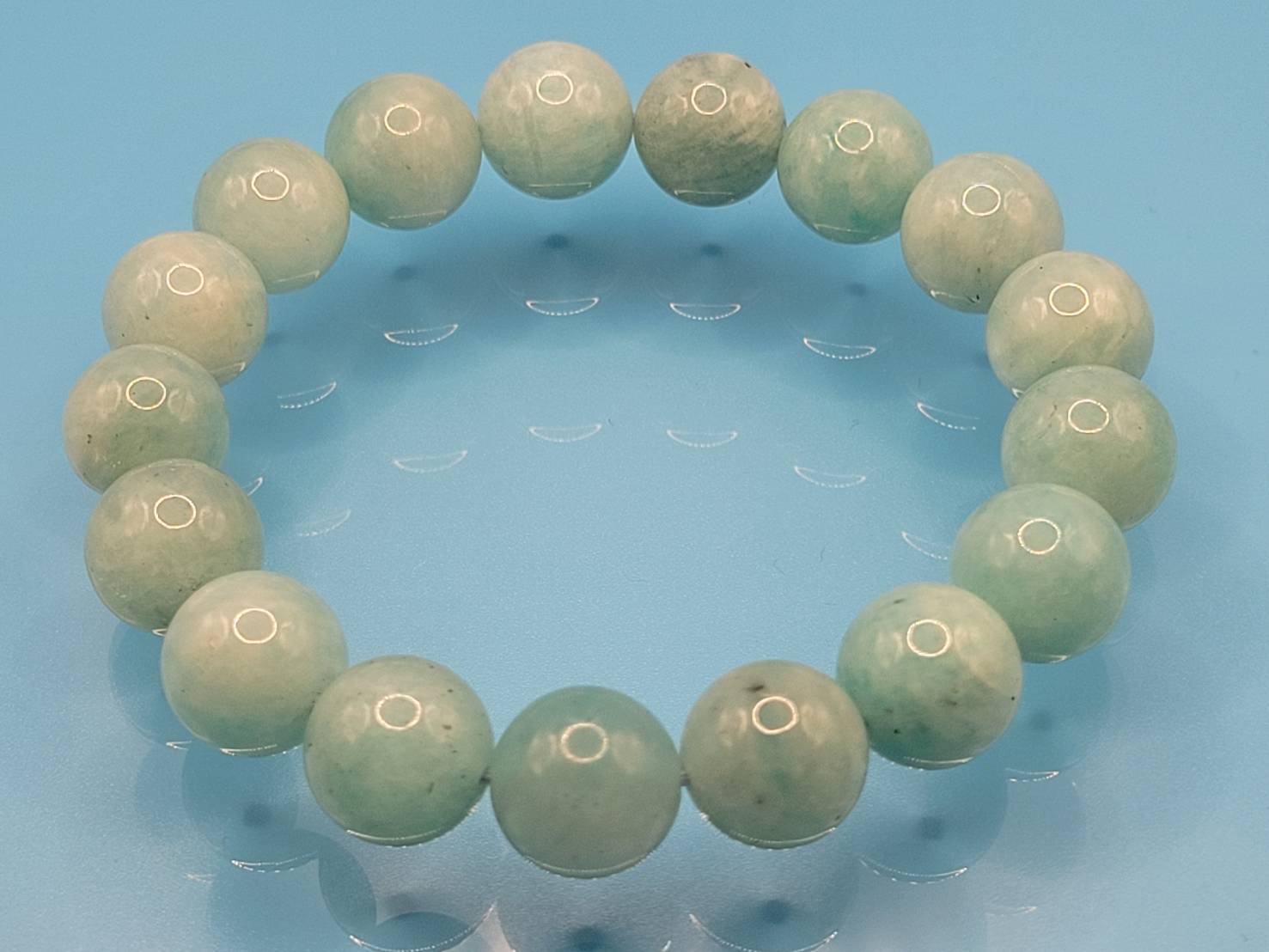 A020 さざれローズクォーツ✕アマゾナイト | 天然石・パワーストーンの