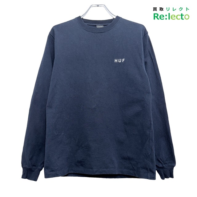 HUF ハフ OG LOGO LS TEE ロゴ 刺繍 ロングスリーブ 長袖 Tシャツ S