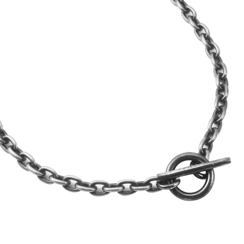 【ガボラトリー東京　Necklace　ネックレス】ミディアムオーバルチェーン20インチw/Tバー【送料無料】