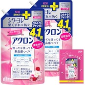アクロン 【まとめ買い 大容量】 おしゃれぎ用 洗濯洗剤 詰替ウルトラジャンボ1590ml×2個+リーフレット