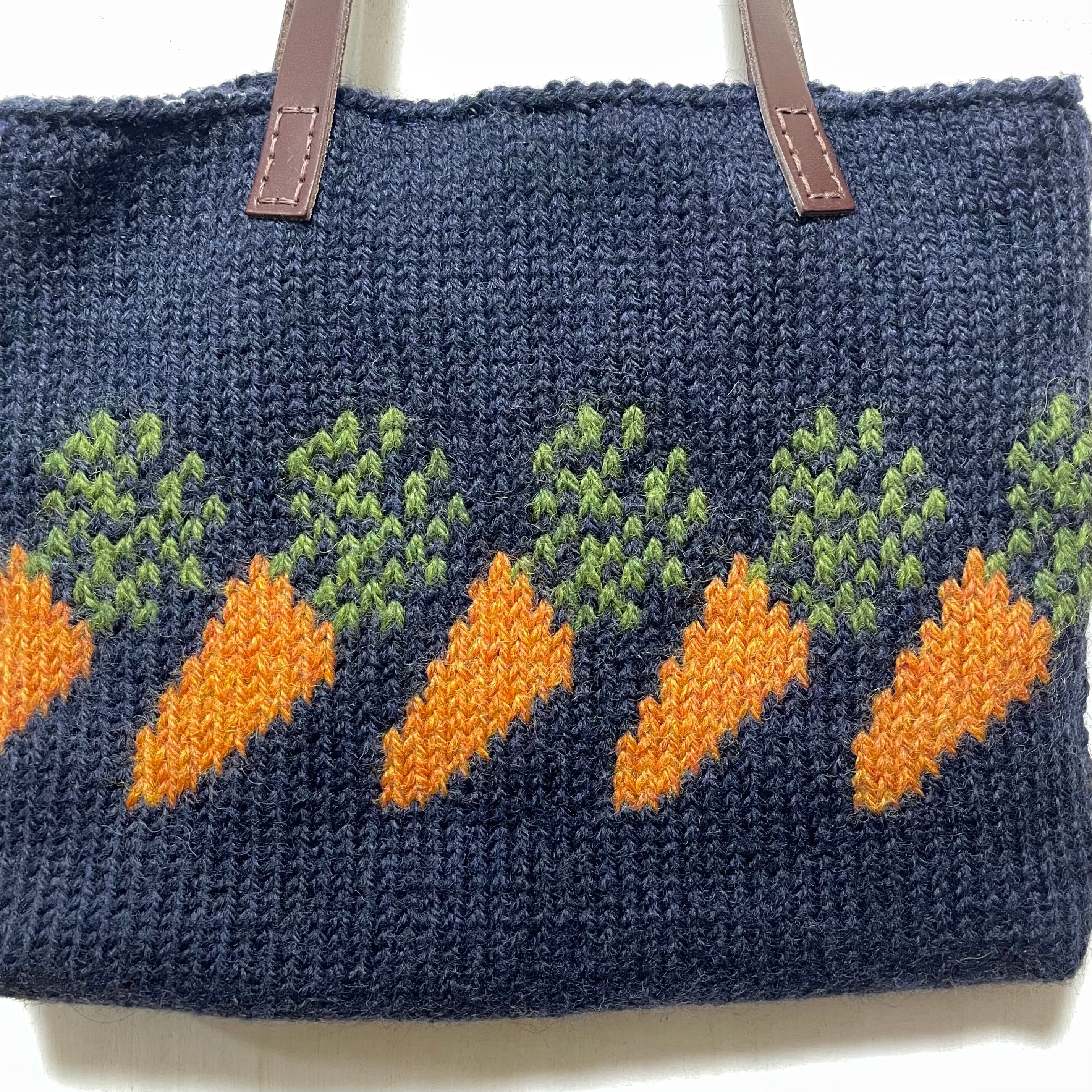 ニットバッグ うさぎ - knit bag rabbit - | yuko koike