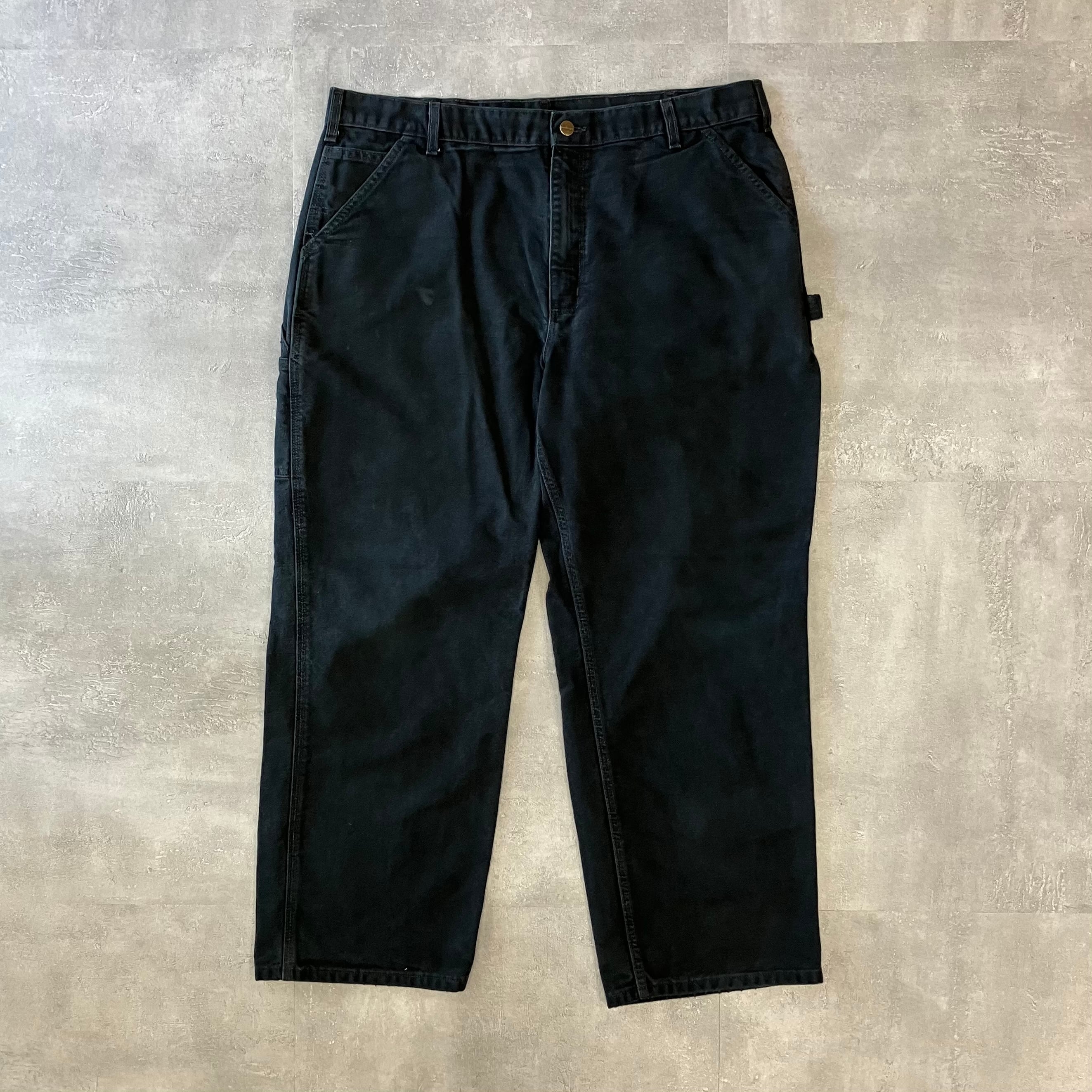 《実寸w39l29》Carhartt カーハート ペインターパンツ ブラック ダック生地 極太 No.2839