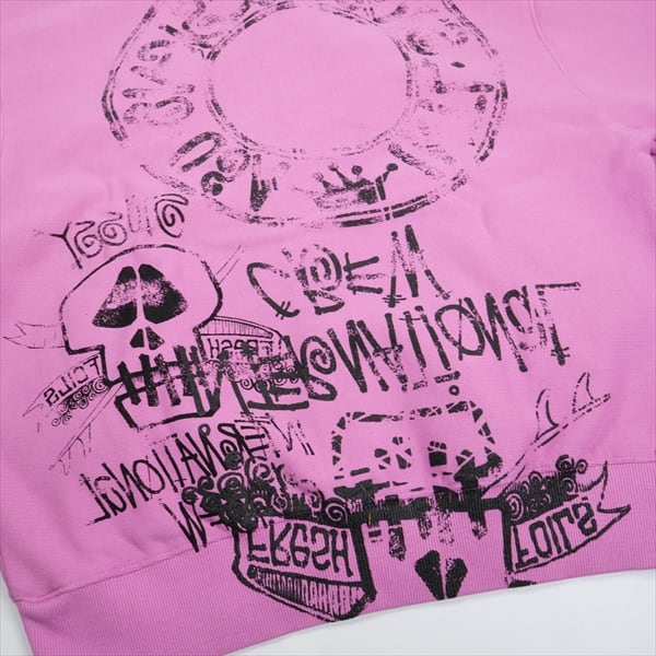 Size【M】 STUSSY ステューシー 26SS SKULLS GAR DYED ZIP HOOD PINK