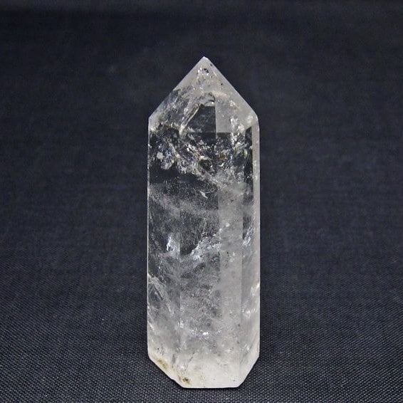 水晶 六角柱 ポイント 置物 一点物 142-10977