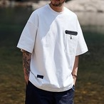 Minimal Design Box Silhouette Half Sleeve T-Shirt ◇2color H0679