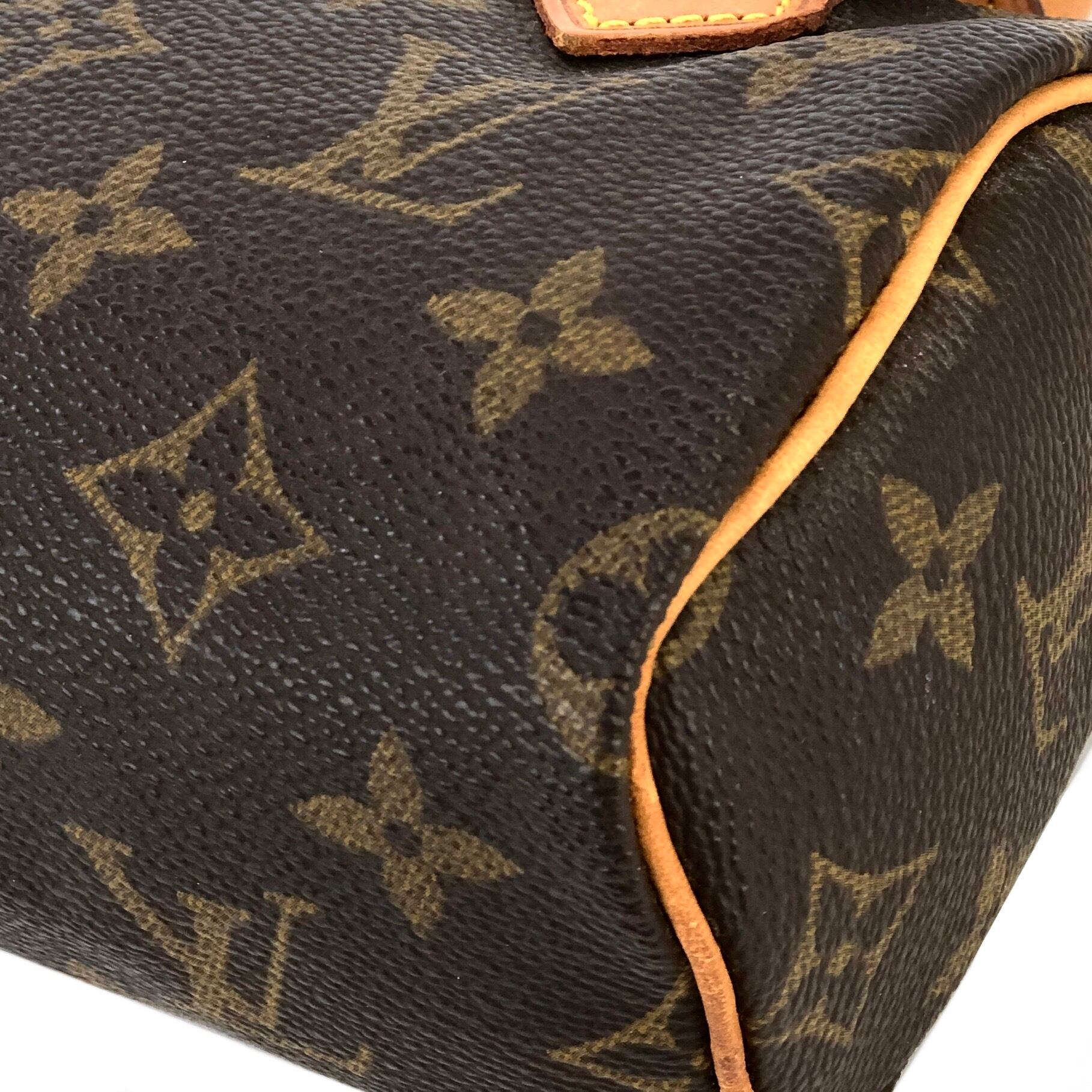 【ショルダー付き】 LOUIS　VUITTON
ミニスピーディ M41534 モノグラム　ブラウン コーティングキャンバス ミニハンドバッグ　ショルダーバッグ　　斜めがけ　人気　コンパクト　レディース 松山久万ノ台店