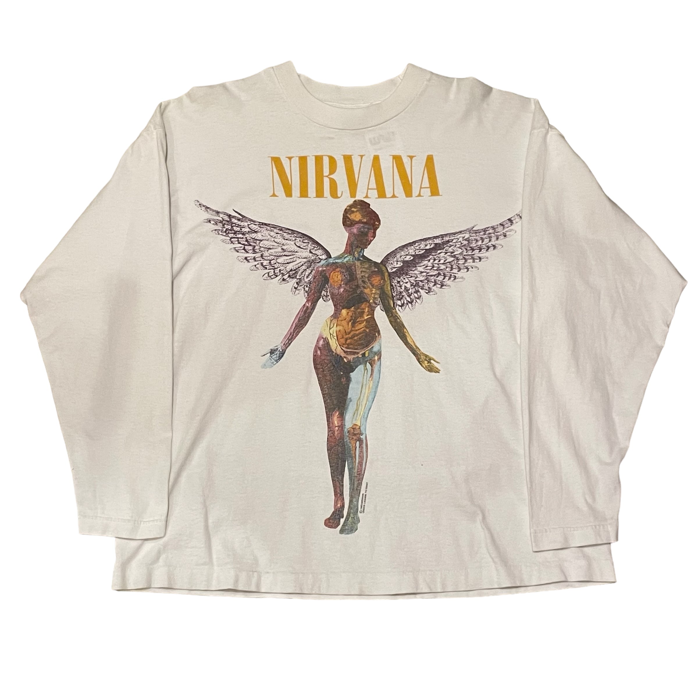 90s NIRVANA “IN UTERO” L/S t-shirt | What’z up powered by BASE