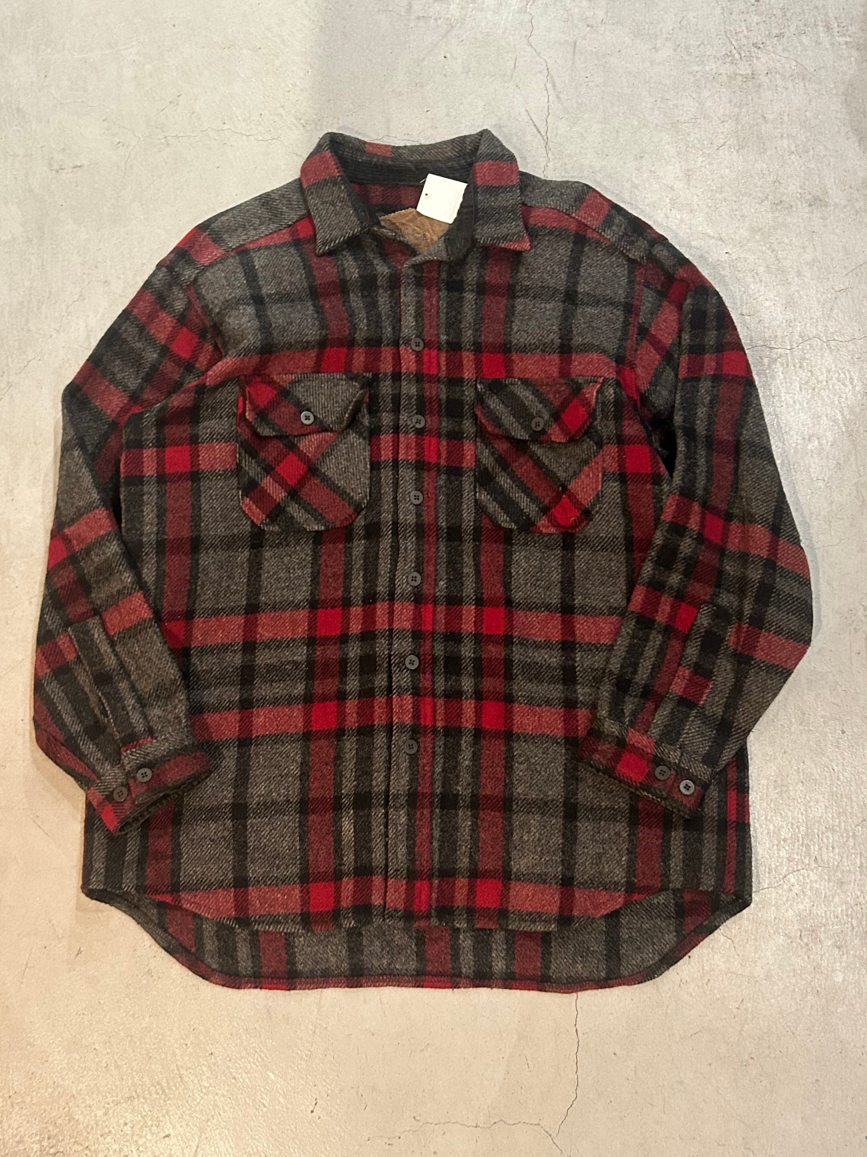 1980s Woolrich wool heavy flannel shirt【高円寺店】