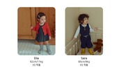 韓国子供服 / 26Autumn / Milkbalm / X字アイレット Tシャツ / 女子服 / キッズ服 / 秋服 *XS~XL*