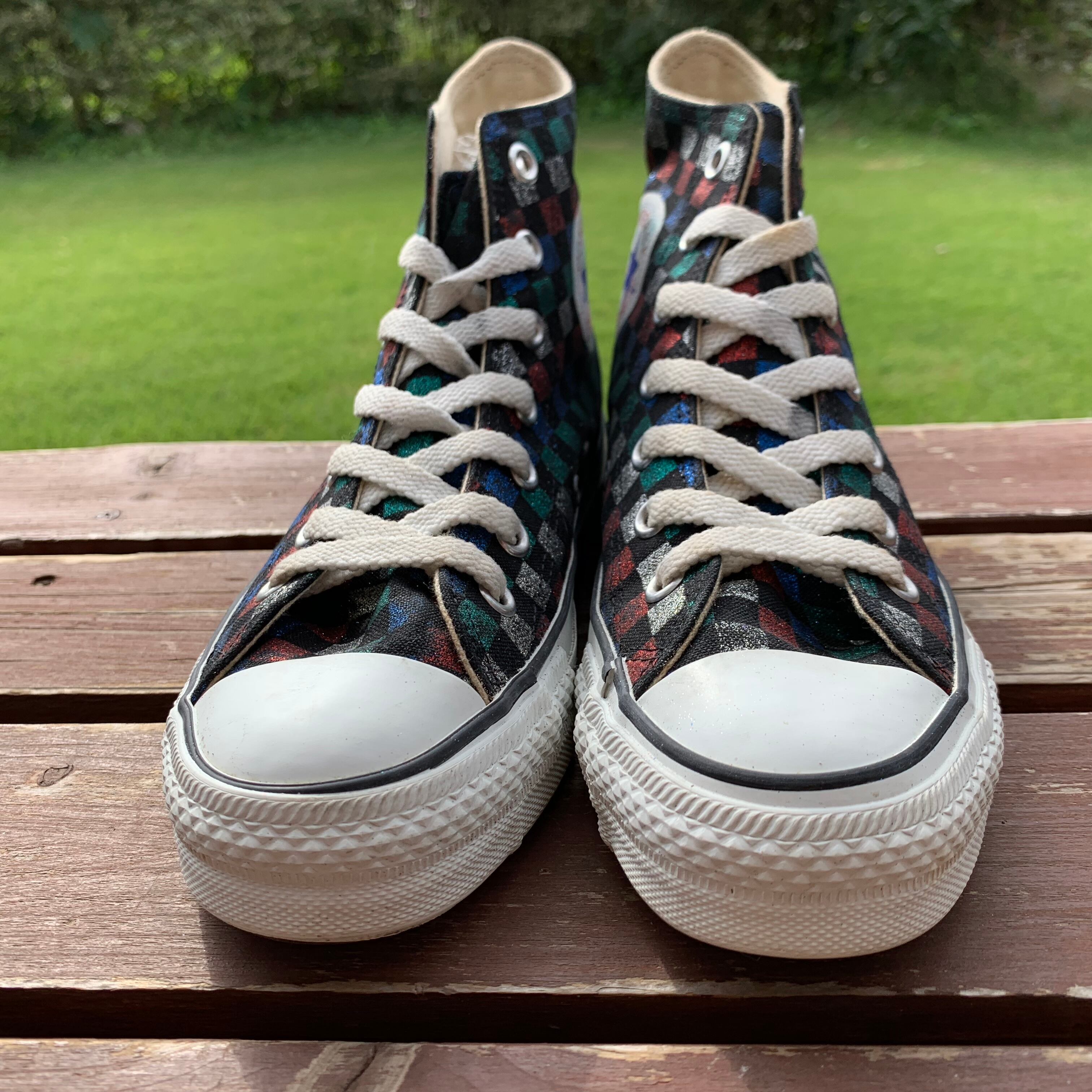 ☆新同☆24.5㎝☆ 90's日本製！コンバース オールスター HI W557 90's日本製！converse ALL STAR HI コンバース オールスター ハイ W557