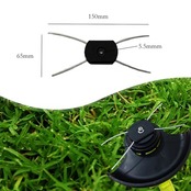 YFFSFDC 草刈機専用 ワイヤーカッター 差し込み式 小型 カッター 交換用 3個入り