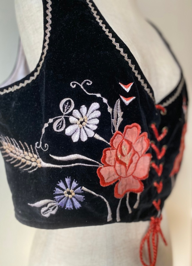 Austrian Velvet Bustier