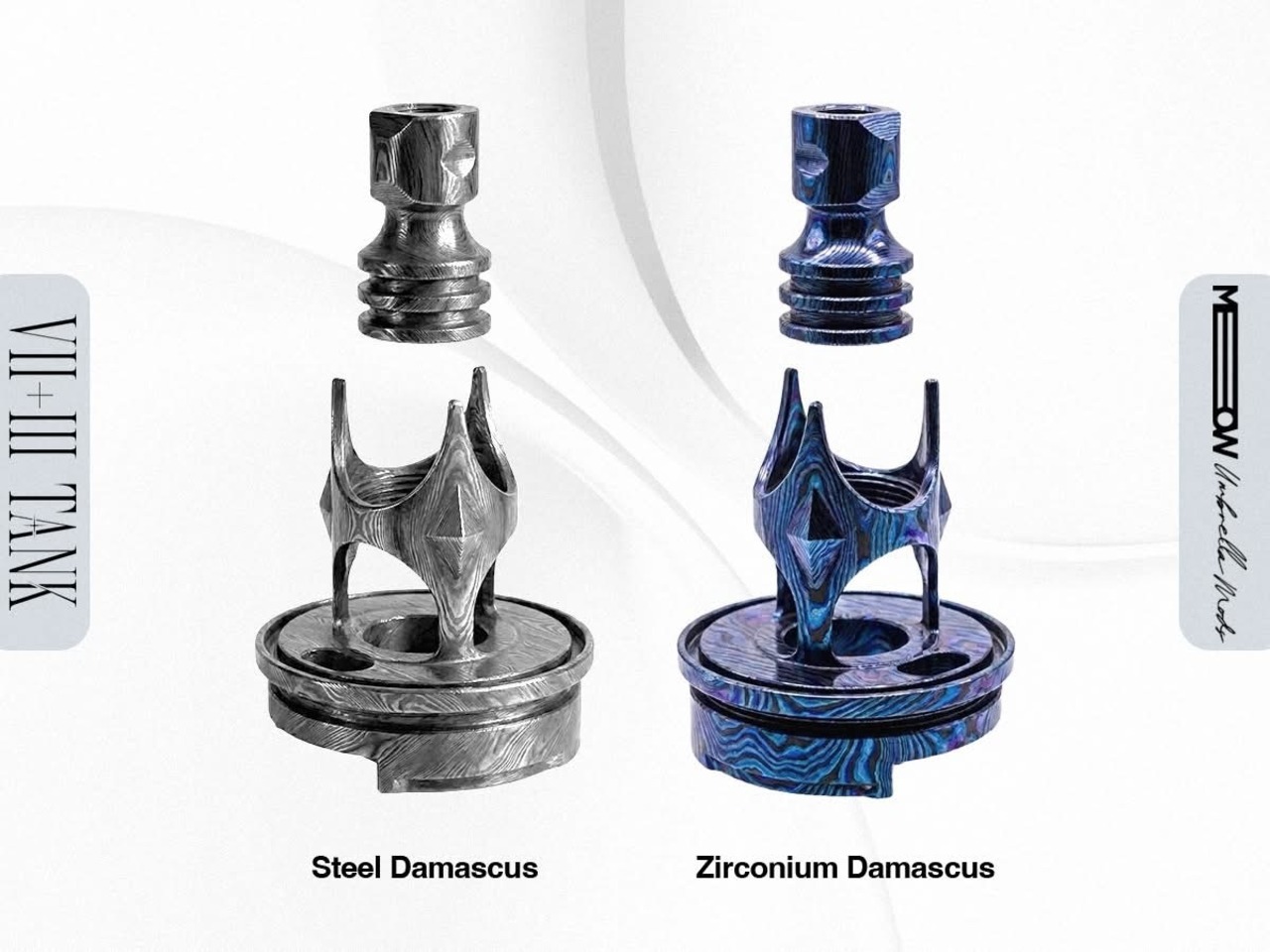 【先行予約】Zirconium Damasucus Kit For VII+III TANK SS【詳細必読】