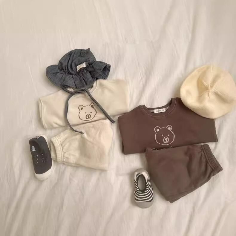 【BABY&KID】秋新作 クマ柄セットアップ