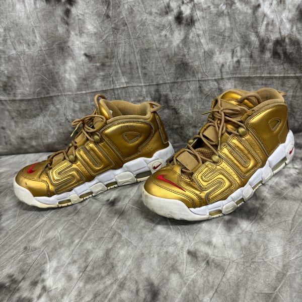 ナイキ × シュプリーム エアモアアップテンポ 27cm 902290-700 Supreme×NIKE/シュプリーム×ナイキ AIR MORE UPTEMPO/エアモア アップ