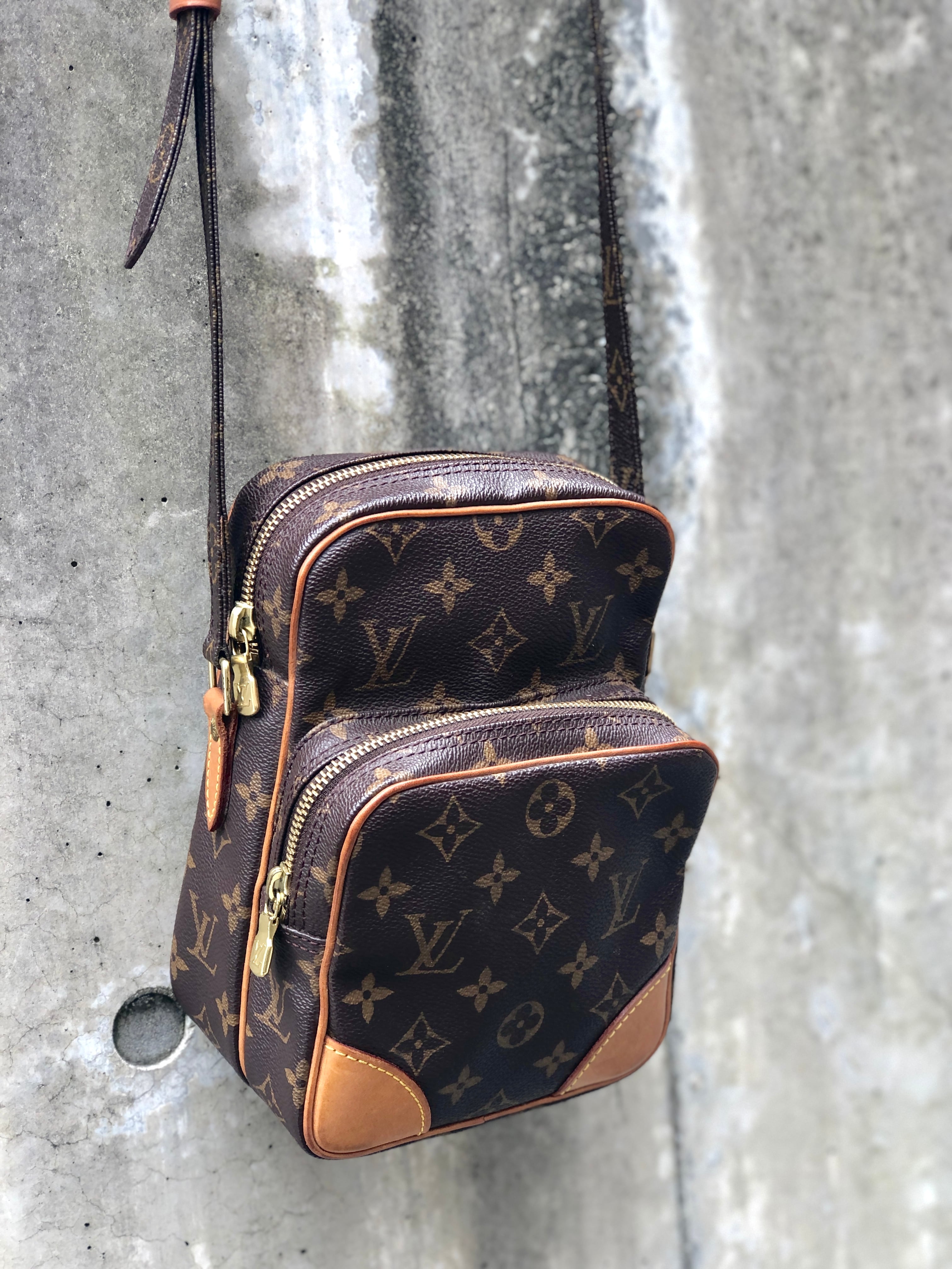 LOUIS VUITTON ルイヴィトン　モノグラム　M45236　アマゾン　 ポシェット　ショルダーバッグ　ブラウン　vintage　ヴィンテージ　 オールド　ef5htg | VintageShop solo powered by BASE