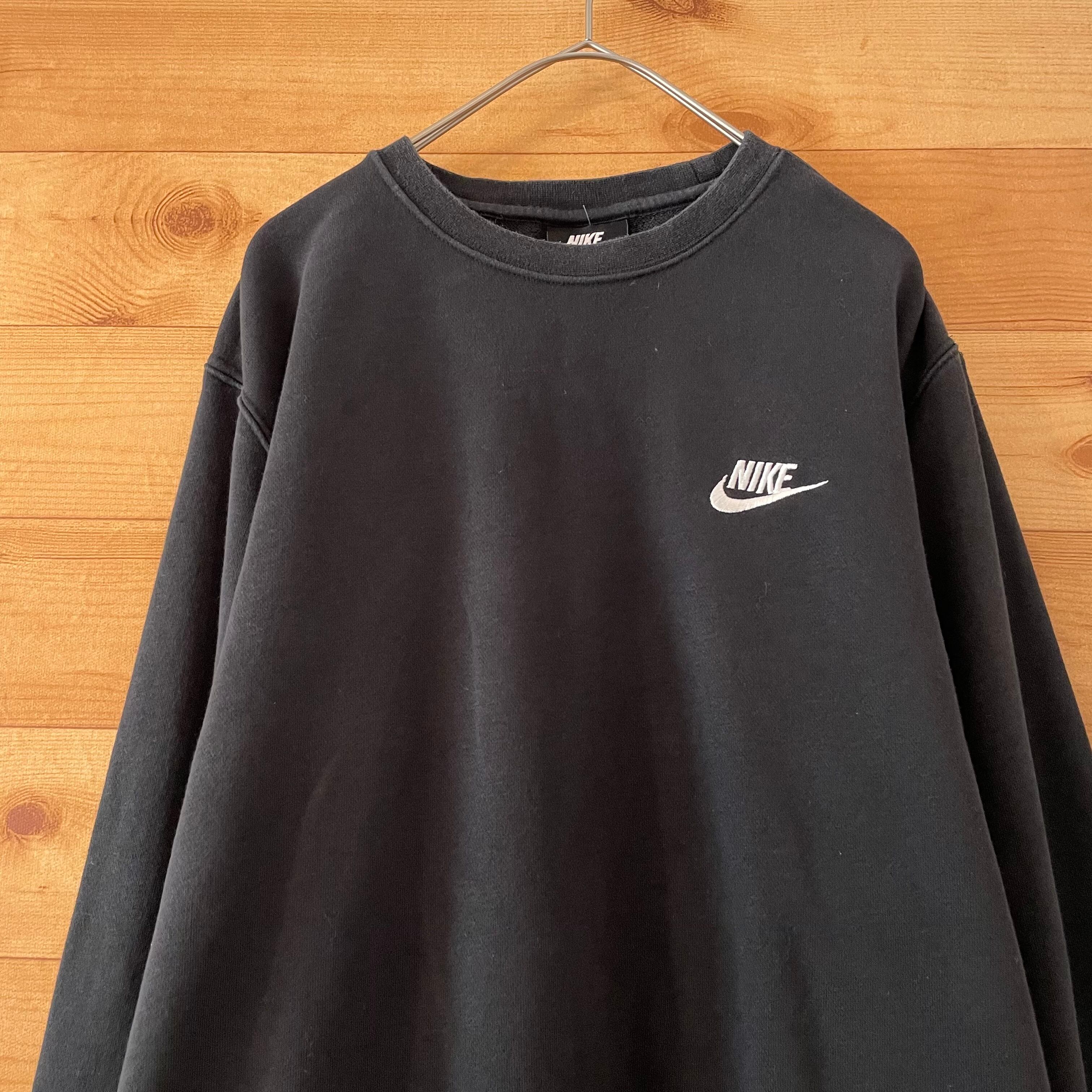 NIKE 】スウェット ワンポイント 刺繍ロゴ ナイキ プルオーバー L