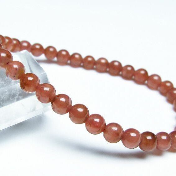 インカローズ ブレスレット 5mm 一点物 メール便送料無料 [M便 1/10] 111-27520