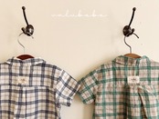 【取寄/韓国直送】26/SM チェックシャツ 夏服｜ベビー服｜韓国子供服