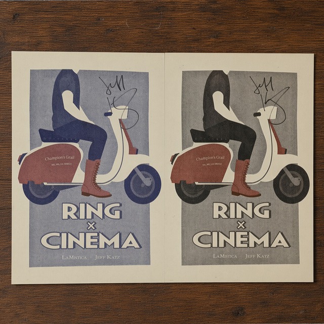 【サイン入り】RING×CINEMA ポスター(La Mistica × Jeff Katz コラボ)