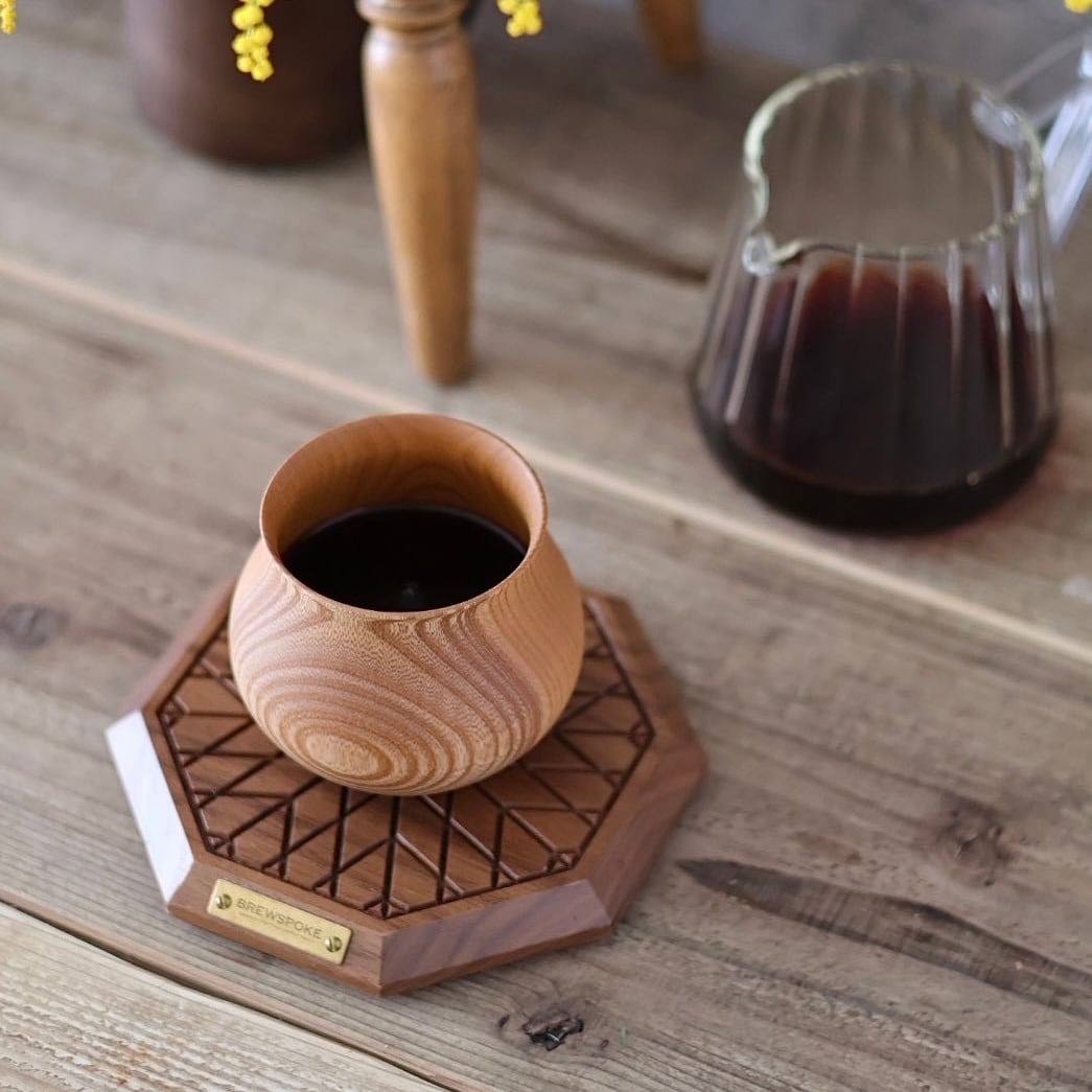 安清式 木の器 ブラウン | COFFEE LAB KOMAMEYA