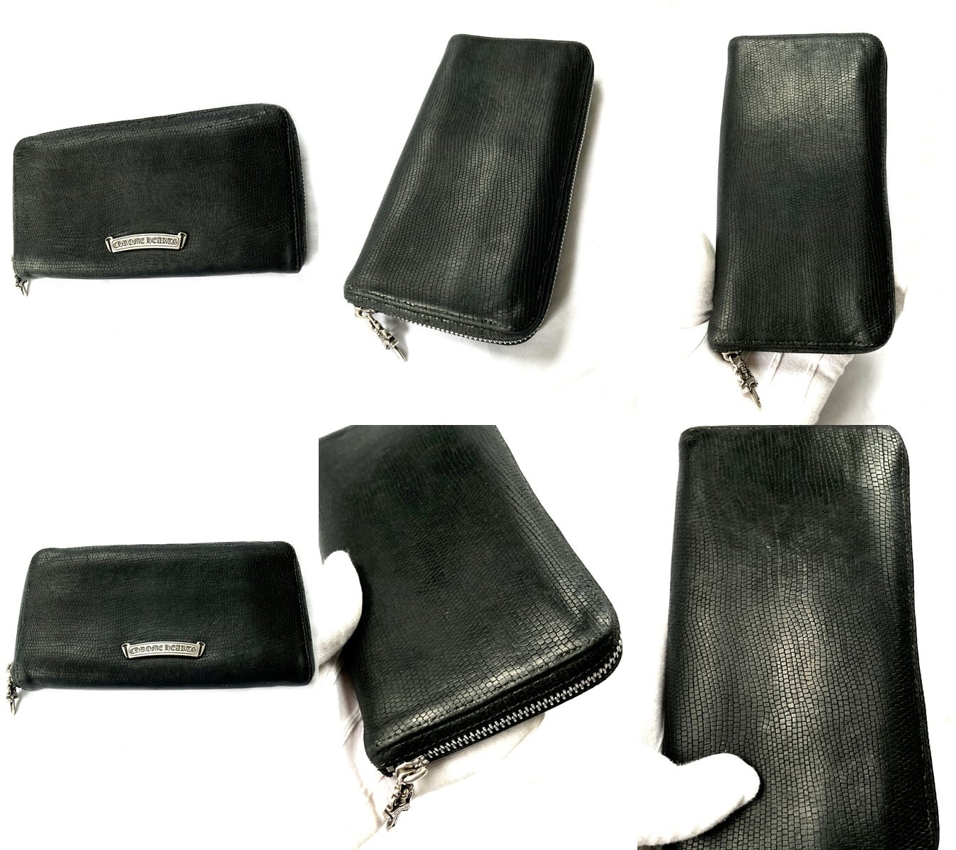 クロムハーツ CHROME HEARTS レックFジップ ラウンド ウォレット