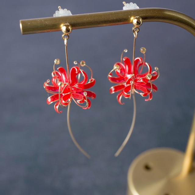 秋風と踊る彼岸花 | spider lily jewelry