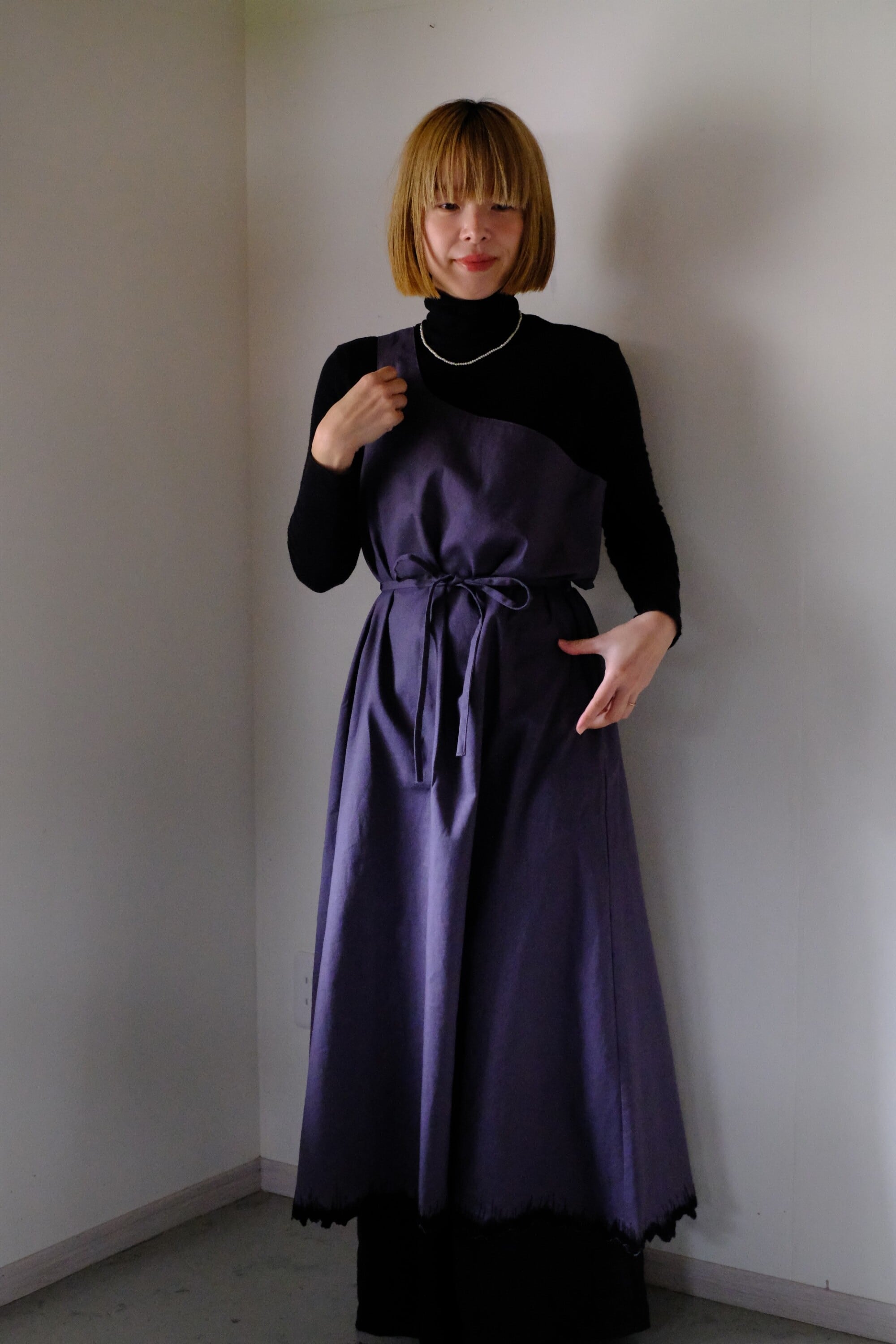 ワンショルダーワンピース　cl-167