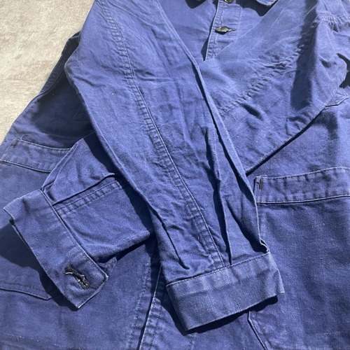 50-60s Le Pigeon Voyageur 刺繍タグ コットンツイル フレンチワークジャケット 詳細写真6