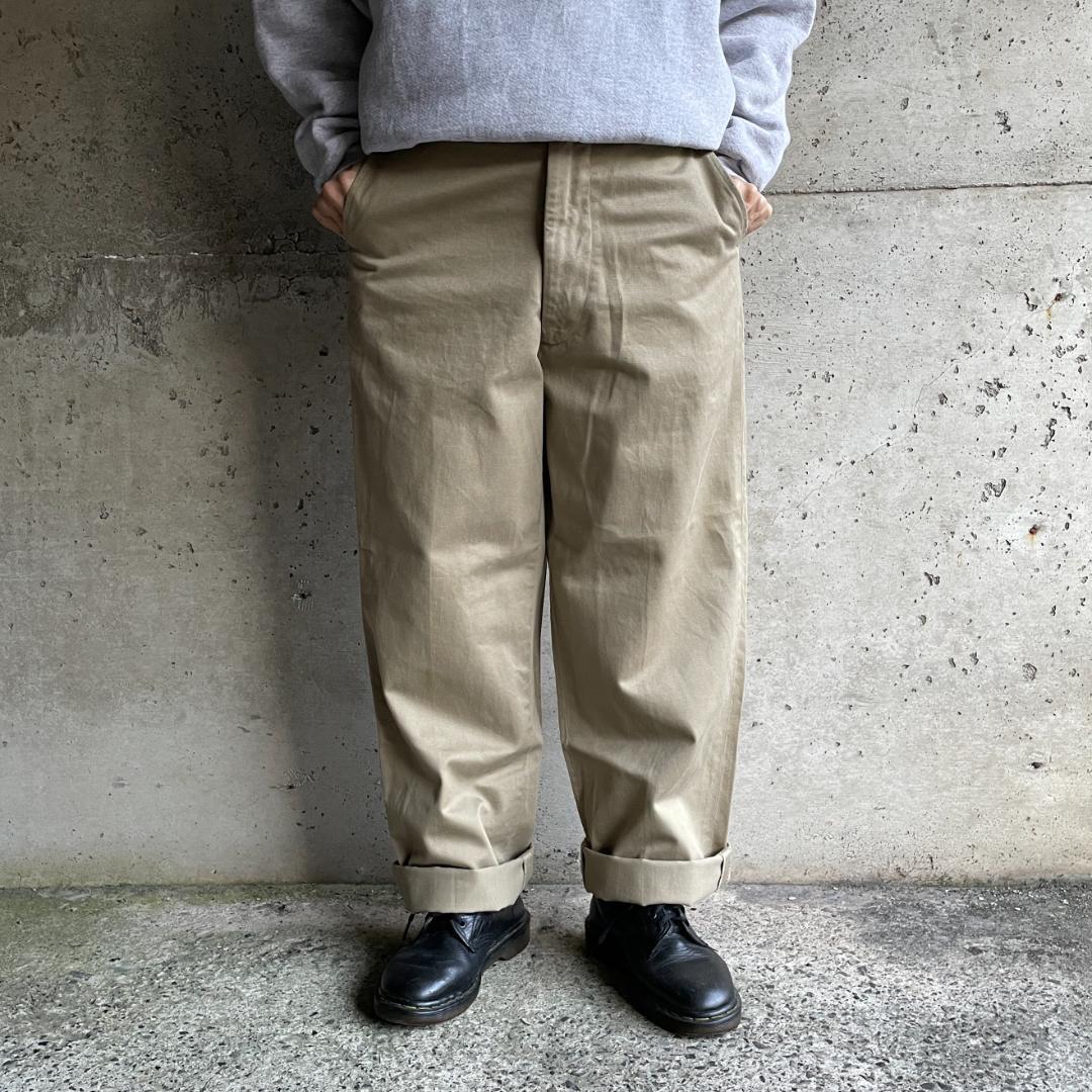 60s ビンテージ US ARMY チノパン ミリタリー パンツ 米軍 古着（KG03 